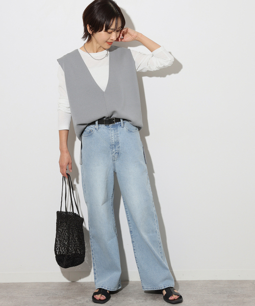 JOURNAL STANDARD relume(ジャーナルスタンダード レリューム)の「《追加4》ストレッチデニムストレート 5ポケット(デニムパンツ・レディース・ライトブルー/ブルー系その他・40/38/36)」の20枚目の写真