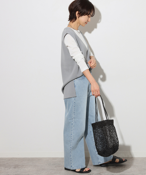 JOURNAL STANDARD relume(ジャーナルスタンダード レリューム)の「《追加4》ストレッチデニムストレート 5ポケット(デニムパンツ・レディース・ライトブルー/ブルー系その他・40/38/36)」の22枚目の写真
