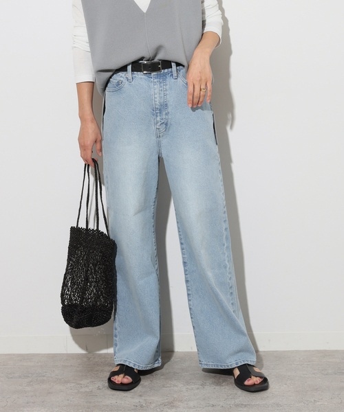 【2024】relume ストレッチデニムストレート 5ポケット 38 追加4》ストレッチデニムストレート 5ポケット（デニムパンツ