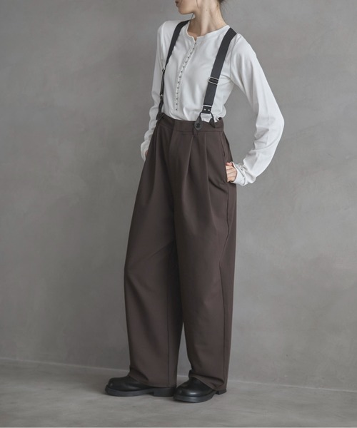 セール】サスペンダーハイウエストパンツ（その他パンツ）｜feepur