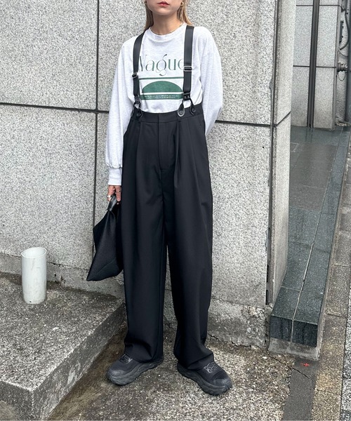 セール】サスペンダーハイウエストパンツ（その他パンツ）｜feepur 