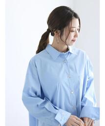 Te chichi | ルーズシルエットポイント刺繍シャツ(シャツ/ブラウス)