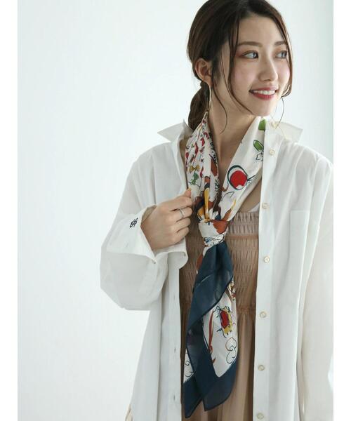 Te chichi（テチチ）の「ルーズシルエットポイント刺繍シャツ（シャツ/ブラウス・レディース・オフホワイト/ブルー/サックスブルー・F）」の17枚目の写真