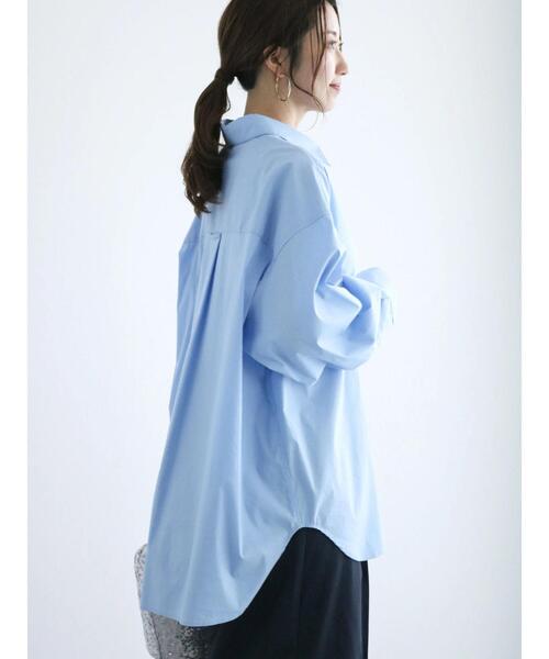 Te chichi（テチチ）の「ルーズシルエットポイント刺繍シャツ（シャツ/ブラウス・レディース・オフホワイト/ブルー/サックスブルー・F）」の22枚目の写真