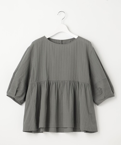 23区(ニジュウサンク)の「【洗える】カラミ ブラウス(シャツ/ブラウス・レディース・ブラック系/カーキ系/ホワイト系・32)」の9枚目の写真