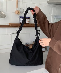 HALEY PESCA | HALEY PESCA/【大容量】シャーリングリボンショルダーバッグ(ショルダーバッグ)