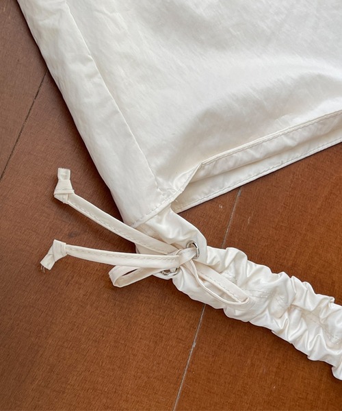 HALEY PESCA(ヘーリーペスカ)の「HALEY PESCA/【大容量】シャーリングリボンショルダーバッグ(ショルダーバッグ・レディース・オフホワイト/ブルー/ブラック/グリーン・FREE)」の9枚目の写真