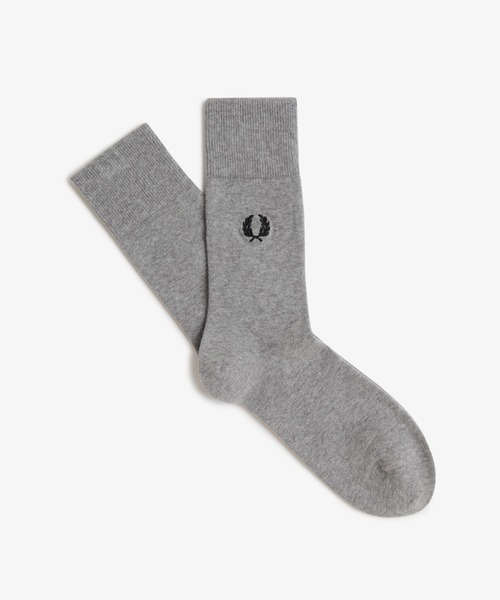 FRED PERRY(フレッドペリー)の「Classic Laurel Wreath Socks/クラシックローレルリースソックス(ソックス/靴下・メンズ・ブラック/グレー/ネイビー/ダークベージュ/ダークグレー/ホワイト/オフホワイト/グレー系その他/ライトブルー/ベージュ/サックスブルー/グレー系その他2・4-6/6-8)」の8枚目の写真