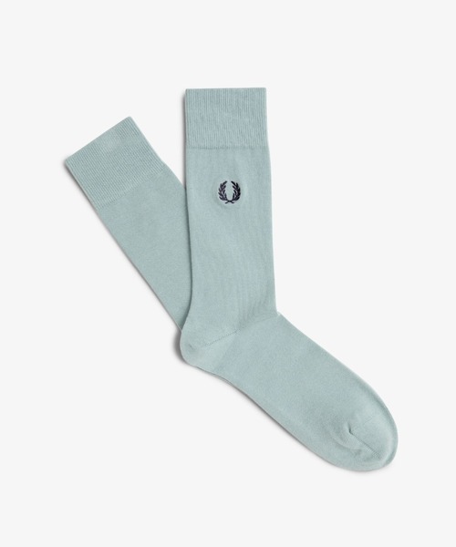 FRED PERRY☆ Classic Laurel Wreath Socks SILVER BLUE セール】Classic Laurel Wreath Socks/クラシックローレル