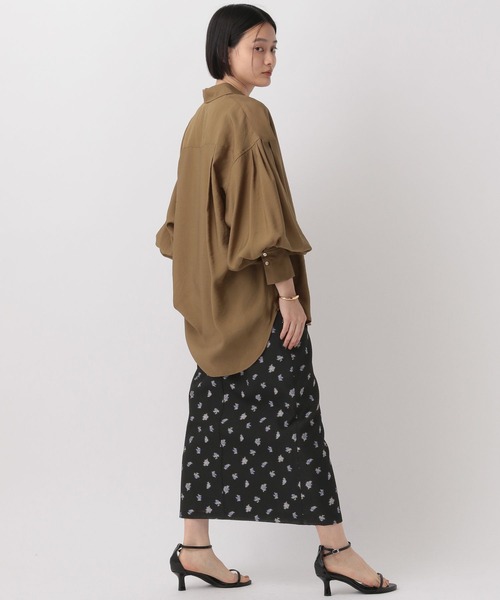 A part by（アパートバイ）の「≪追加1≫シアーオーバーシャツ（シャツ/ブラウス・レディース・ピンク系その他4/アイボリー/ライトブルー/チャコールグレー/ライトグリーン/ブルー系その他2/キャメル・FREE）」の15枚目の写真