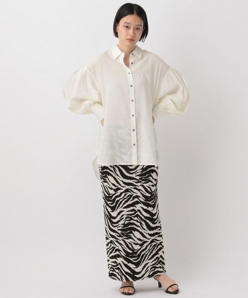 A part by（アパートバイ）の「≪追加1≫シアーオーバーシャツ（シャツ/ブラウス・レディース・ピンク系その他4/アイボリー/ライトブルー/チャコールグレー/ライトグリーン/ブルー系その他2/キャメル・FREE）」の18枚目の写真