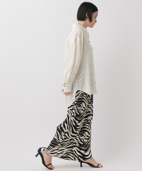 A part by（アパートバイ）の「≪追加1≫シアーオーバーシャツ（シャツ/ブラウス・レディース・ピンク系その他4/アイボリー/ライトブルー/チャコールグレー/ライトグリーン/ブルー系その他2/キャメル・FREE）」の19枚目の写真