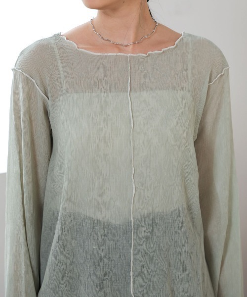 Bab（バブ）の「前後2WAYメロウカットソー（Tシャツ/カットソー・レディース・ライトグリーン/アイボリー/ピンク・FREE）」の20枚目の写真