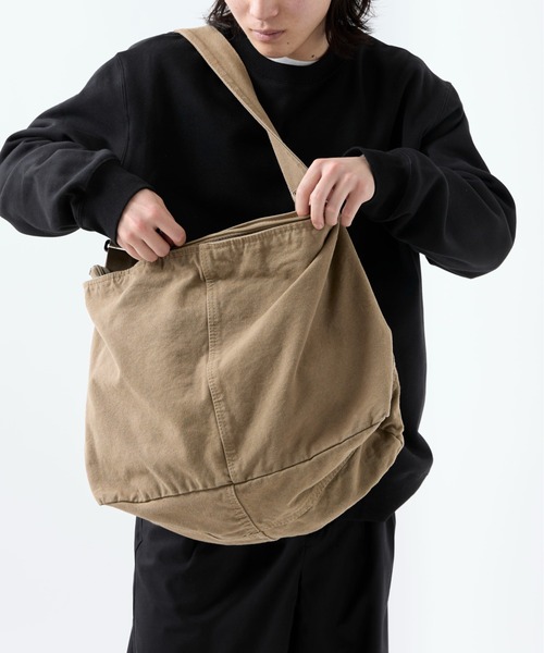 meltum（メルタム）の「CANVAS MESSENGER BAG（メッセンジャーバッグ・メンズ・カーキブラウン/ブラック/カーキ/サンドベージュ/ナチュラル・FREE）」の18枚目の写真