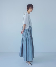 tuck gather strap adjustment dress(タックギャザー2wayキャミワンピース)