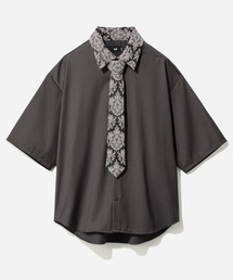 HARE | ジャガードネクタイツキシャツ(HARE)(シャツ/ブラウス)