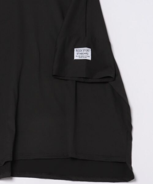 H.TOKYO(エイチトウキョウ)の「オーバーフィット 袖タグ付き 半袖 Tシャツ(Tシャツ/カットソー・レディース・オレンジ/グレー/カーキ/ブラック・FREE)」の6枚目の写真