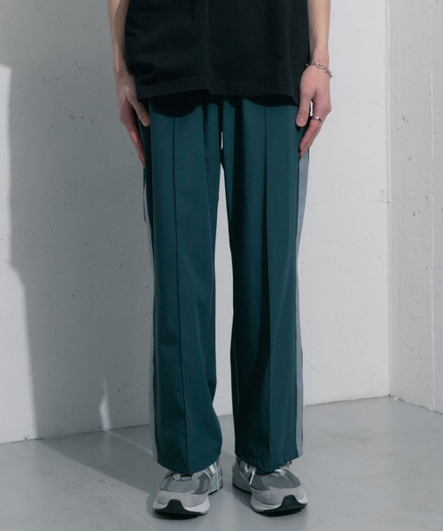 Uiscel(ユイセル)の「Uiscel 4wayストレッチサイドラインパンツ(その他パンツ・メンズ・ブラック/ブルー・MEDIUM/LARGE)」の13枚目の写真