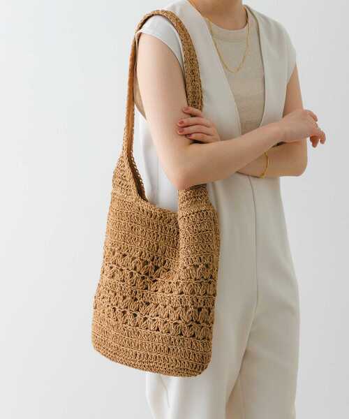 RODE SKO（ロデスコ）の「ワンハンドル透かし柄トートバッグ（トートバッグ・レディース・キャメル/カーキ・ONE）」の22枚目の写真