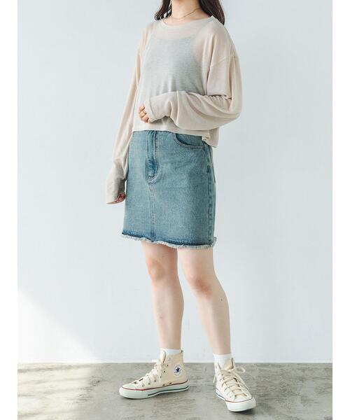 so4u（ソーフォーユー）の「デニムミニスカート（スカート）」 - WEAR
