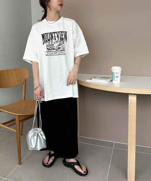 ★MEDM ★ユニセックス 刺繍 ロゴ オーバー Tシャツ/送料込 MEDM Tシャツ ゆるい半袖 オーバーサイズ ロゴ 男女兼用 3色 (MR