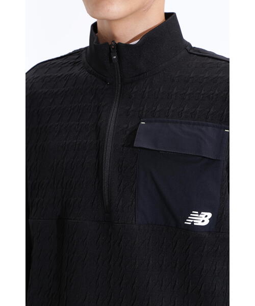 New Balance Golf(ニューバランスゴルフ)の「【new balance golf】千鳥格子 スウェット ハーフジップ プルオーバー (MENS SPORT)(スウェット・メンズ・ホワイト/ブラック・LARGE/X-LARGE/MEDIUM/XX-LARGE)」の7枚目の写真