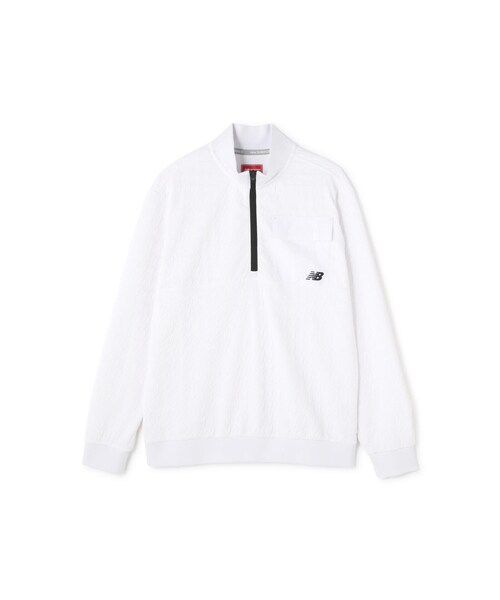 New Balance Golf(ニューバランスゴルフ)の「【new balance golf】千鳥格子 スウェット ハーフジップ プルオーバー (MENS SPORT)(スウェット・メンズ・ホワイト/ブラック・LARGE/X-LARGE/MEDIUM/XX-LARGE)」の17枚目の写真