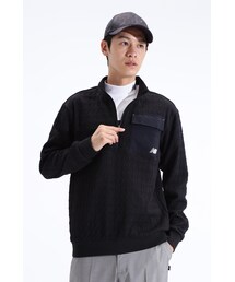 【new balance golf】千鳥格子 スウェット ハーフジップ プルオーバー (MENS SPORT)
