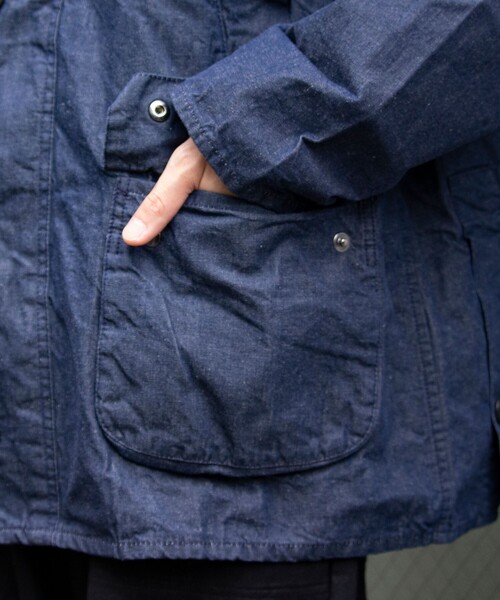 Barbour×DENIM DUNGAREE インディゴビデイルJK DENIM DUNGAREE - 【最終値下げ】Barbour×DENIMDUNGAREE