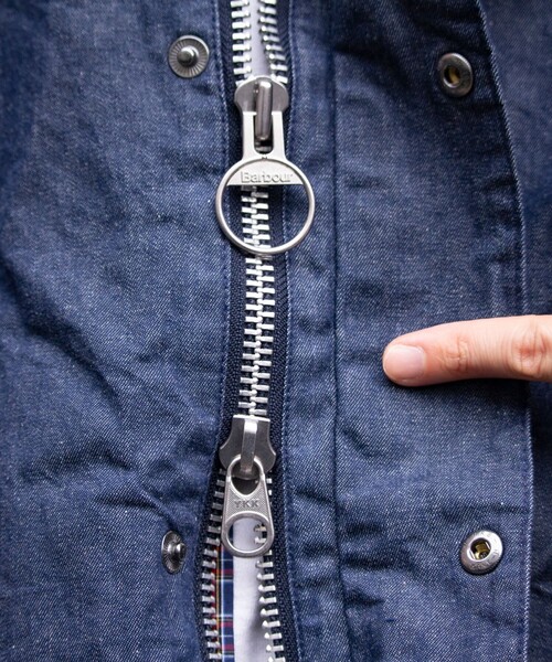 Barbour×DENIM DUNGAREE インディゴビデイルJK Barbour（バブアー）の「【限定展開】【Barbour/バブアー
