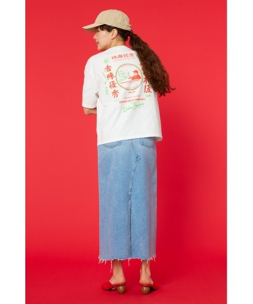 RODEO CROWNS WIDE BOWL（ロデオクラウンズワイドボウル）の「RC×UMAMI SPICE Tシャツ（Tシャツ/カットソー・レディース・オフホワイト/イエロー/ブラック・LARGE/MEDIUM）」の7枚目の写真