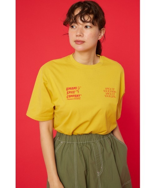 RODEO CROWNS WIDE BOWL（ロデオクラウンズワイドボウル）の「RC×UMAMI SPICE Tシャツ（Tシャツ/カットソー・レディース・オフホワイト/イエロー/ブラック・LARGE/MEDIUM）」の17枚目の写真