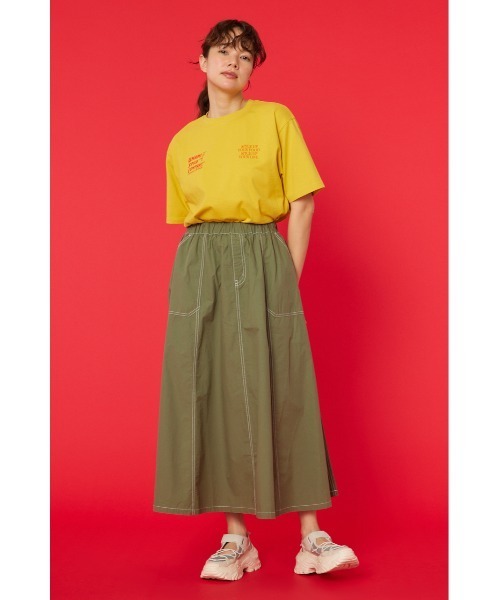 RODEO CROWNS WIDE BOWL（ロデオクラウンズワイドボウル）の「RC×UMAMI SPICE Tシャツ（Tシャツ/カットソー・レディース・オフホワイト/イエロー/ブラック・LARGE/MEDIUM）」の20枚目の写真