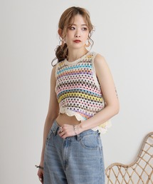 je crois soi かぎ針ベスト