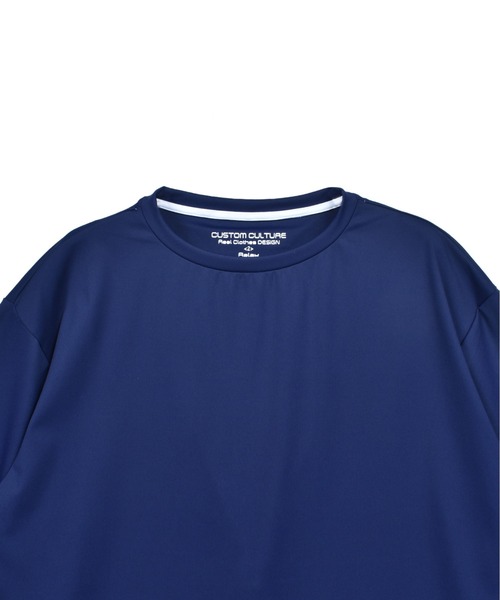 CUSTOM CULTURE（カスタムカルチャー）の「【Custom Culture】DOUBLEジャージ ナローショルダー クルーネックTシャツ（Tシャツ/カットソー・メンズ・ホワイト/ブラック/ベージュ系その他/ネイビー系・2/3）」の6枚目の写真