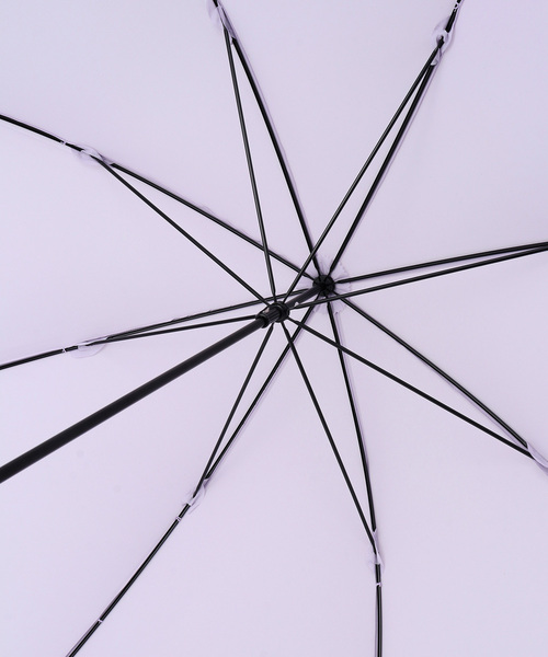 ROPE' PICNIC（ロペピクニック）の「【Wpc.】晴雨兼用/フェミニンフリルアンブレラ（長傘・レディース・ベージュ/ダークラベンダー・FREE）」の5枚目の写真