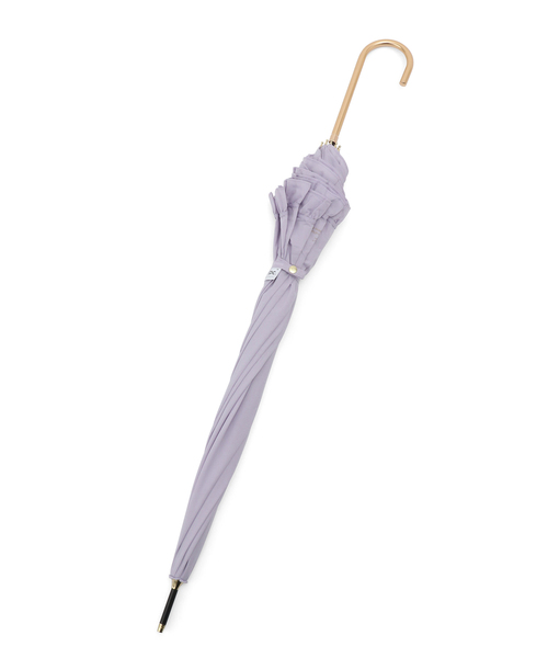 ROPE' PICNIC（ロペピクニック）の「【Wpc.】晴雨兼用/フェミニンフリルアンブレラ（長傘・レディース・ベージュ/ダークラベンダー・FREE）」の8枚目の写真