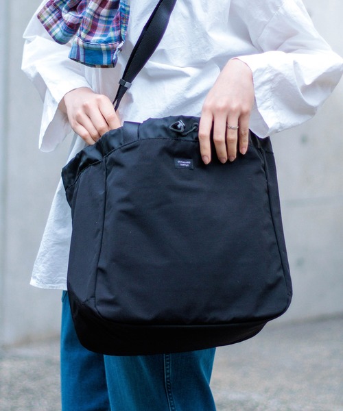 大人女性の STANDARD ドローストリング TOTE DRAWSTRING 2WAY ] SUPPLY バッグ