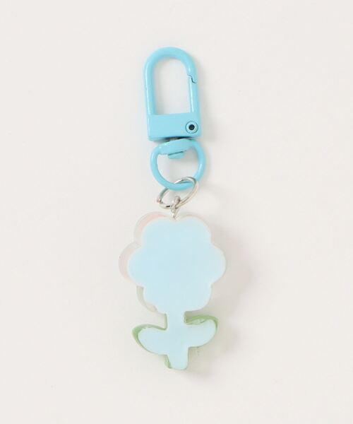 TONE SELECT GOODS（トーンセレクトグッズ）の「【urge select】カラフル フラワーモチーフ キーホルダー/バッグチャーム【マルチウェイ】（キーホルダー・レディース・イエロー系2/ブルー系1/イエロー系1/ピンク系1/ピンク系2・FREE）」の6枚目の写真