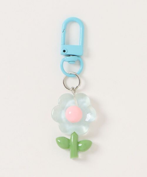 TONE SELECT GOODS（トーンセレクトグッズ）の「【urge select】カラフル フラワーモチーフ キーホルダー/バッグチャーム【マルチウェイ】（キーホルダー・レディース・イエロー系2/ブルー系1/イエロー系1/ピンク系1/ピンク系2・FREE）」の7枚目の写真