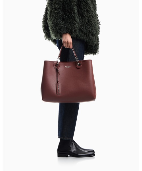 EMPORIO ARMANI(エンポリオアルマーニ)の「<オンライン限定>【エンポリオ アルマーニ】MyEA ショッパー ディアプリント ミディアム(ハンドバッグ・レディース・ダークパープル/グレイッシュブルー/ボルドー/ベビーピンク/サンドベージュ/ブラウン・FREE)」の20枚目の写真