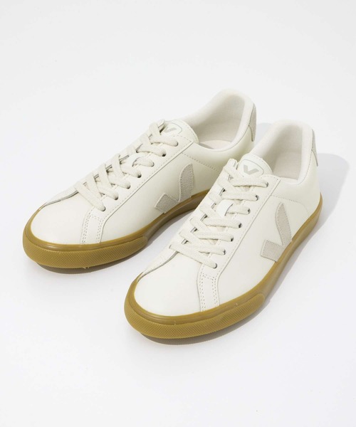 VEJA(ヴェジャ)の「VEJA ESPLAR LOGO LEATHER SNEAKER ベジャ エスプラーロゴ レザースニーカー(スニーカー・レディース・ホワイト×ブラック/ホワイト系その他2/ナチュラル/ホワイト系その他/ホワイト系その他3・37/38/39/40/41/42/43/36)」の5枚目の写真