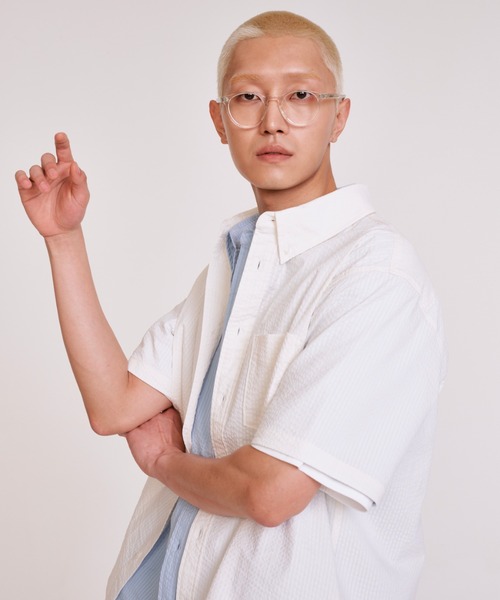 NIKE(ナイキ)の「ナイキ ライフ メンズ ショートスリーブ シアサッカー ボタンダウン シャツ / Nike Life Men's Short-Sleeve Seersucker Button-Down Shirt <XS-2XL 展開>(Tシャツ/カットソー・メンズ・クリーム/オリーブ系/カーキ・S/M/L/2XL/XL/XS)」の12枚目の写真
