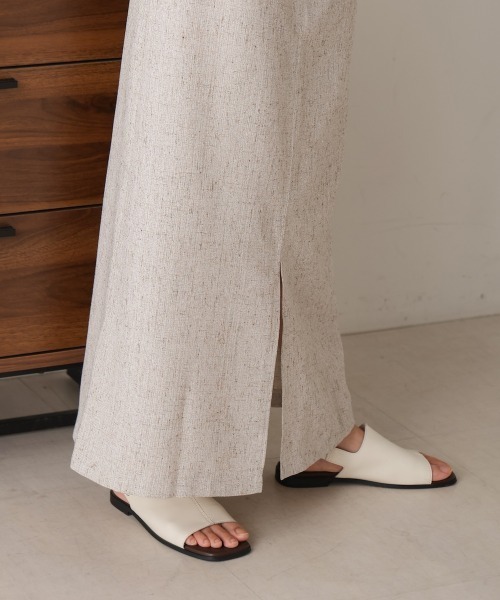 Bab（バブ）の「【セットアップ対応】バッククロスアメスリロングワンピース（ワンピース・レディース・ベージュ/アイボリー/ブルー/ライトグレー・S/M）」の11枚目の写真