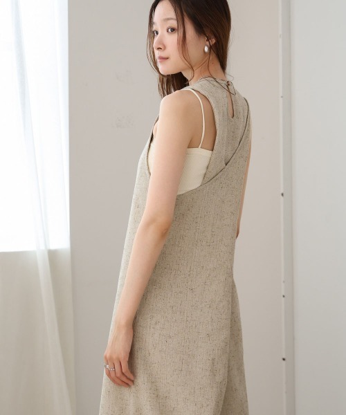 Bab（バブ）の「【セットアップ対応】バッククロスアメスリロングワンピース（ワンピース・レディース・ベージュ/アイボリー/ブルー/ライトグレー・S/M）」の20枚目の写真