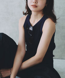 AMI YOSHINARI テレコタンクトップ