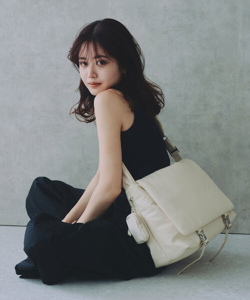 SLOBE IENA（スローブイエナ）の「AMI YOSHINARI テレコタンクトップ（タンクトップ・レディース・カーキ/レッド/ブラック/ホワイト・FREE）」の9枚目の写真