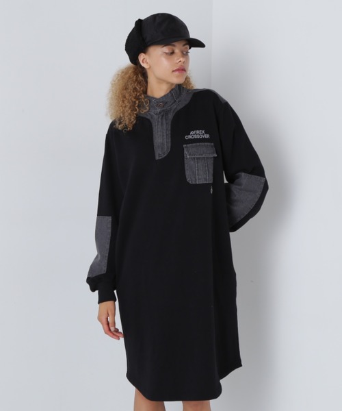 AVIREX（アヴィレックス）の「《直営店限定》BOA QUILTING FLIGHT CAP/ボアキルティン グフライトキャップ（キャップ・レディース・ブラック/オリーブ・F）」の11枚目の写真