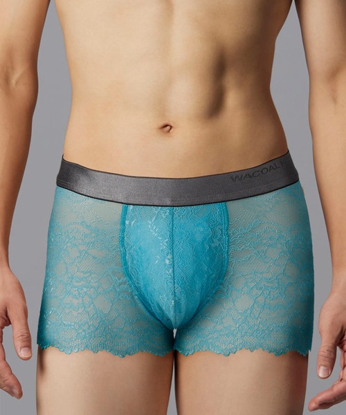 WACOAL MEN（ワコールメン）の「グッドデザイン賞受賞　「レースボクサー」　ボクサーパンツ（ボクサーパンツ・メンズ・ターコイズブルー/ブルー/ブラック系その他/エンジ/パープル/スミクロ/グレイッシュブルー/サンドベージュ・L/M/S）」の18枚目の写真