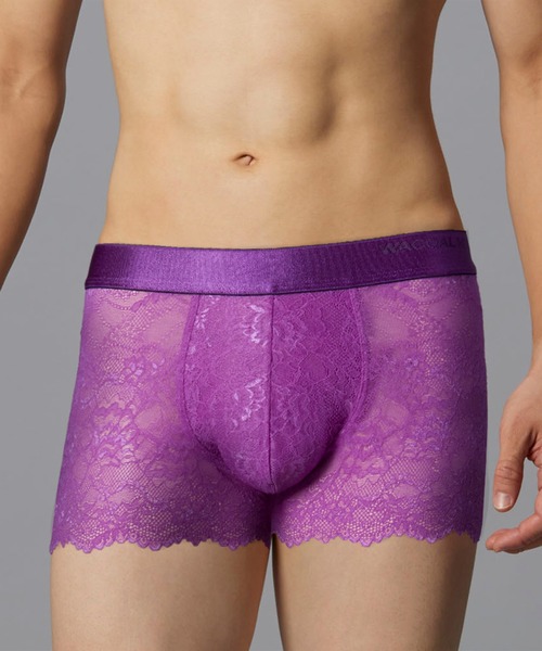 WACOAL MEN（ワコールメン）の「グッドデザイン賞受賞　「レースボクサー」　ボクサーパンツ（ボクサーパンツ・メンズ・ターコイズブルー/ブルー/ブラック系その他/エンジ/パープル/スミクロ/グレイッシュブルー/サンドベージュ・L/M/S）」の17枚目の写真
